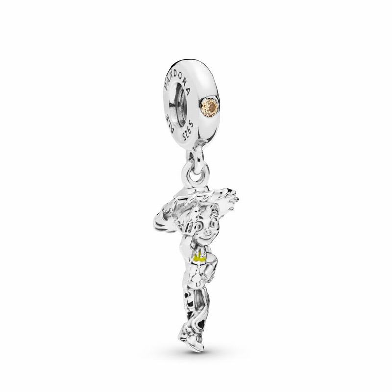 Pandora Disney Pixar, Toy Story, Jessie Dangle Charm Outlet NZ, Sterling Silver (312498-NKP)